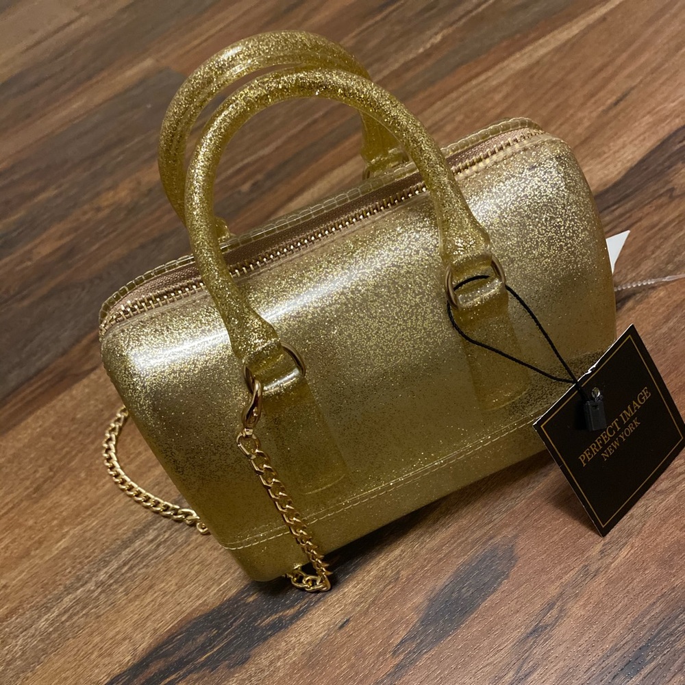 Perfect Image Gold mini handbag